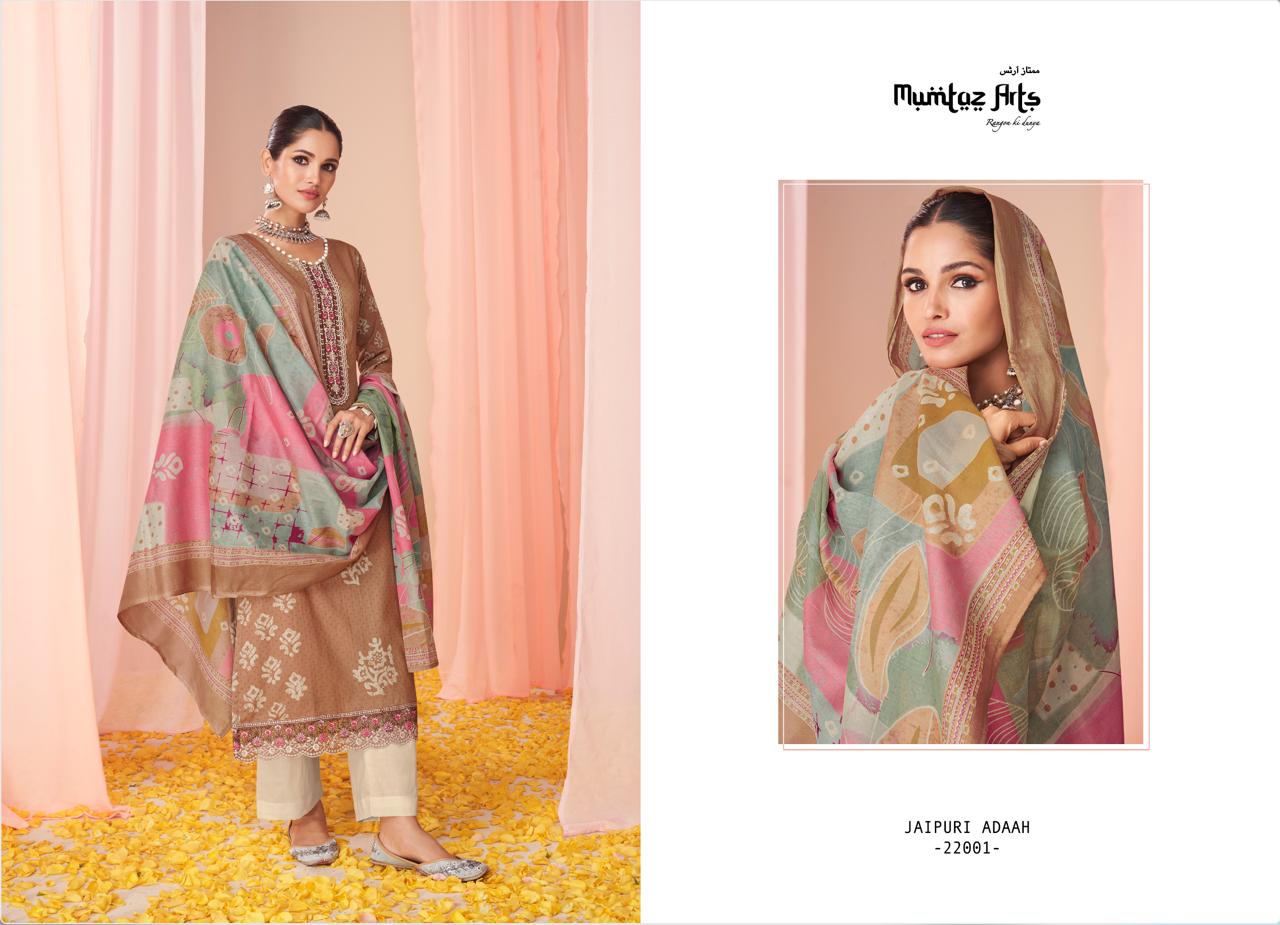 Jaipuri Adaah Vol 3 By Mumtaz Cotton Dress Material Catalog